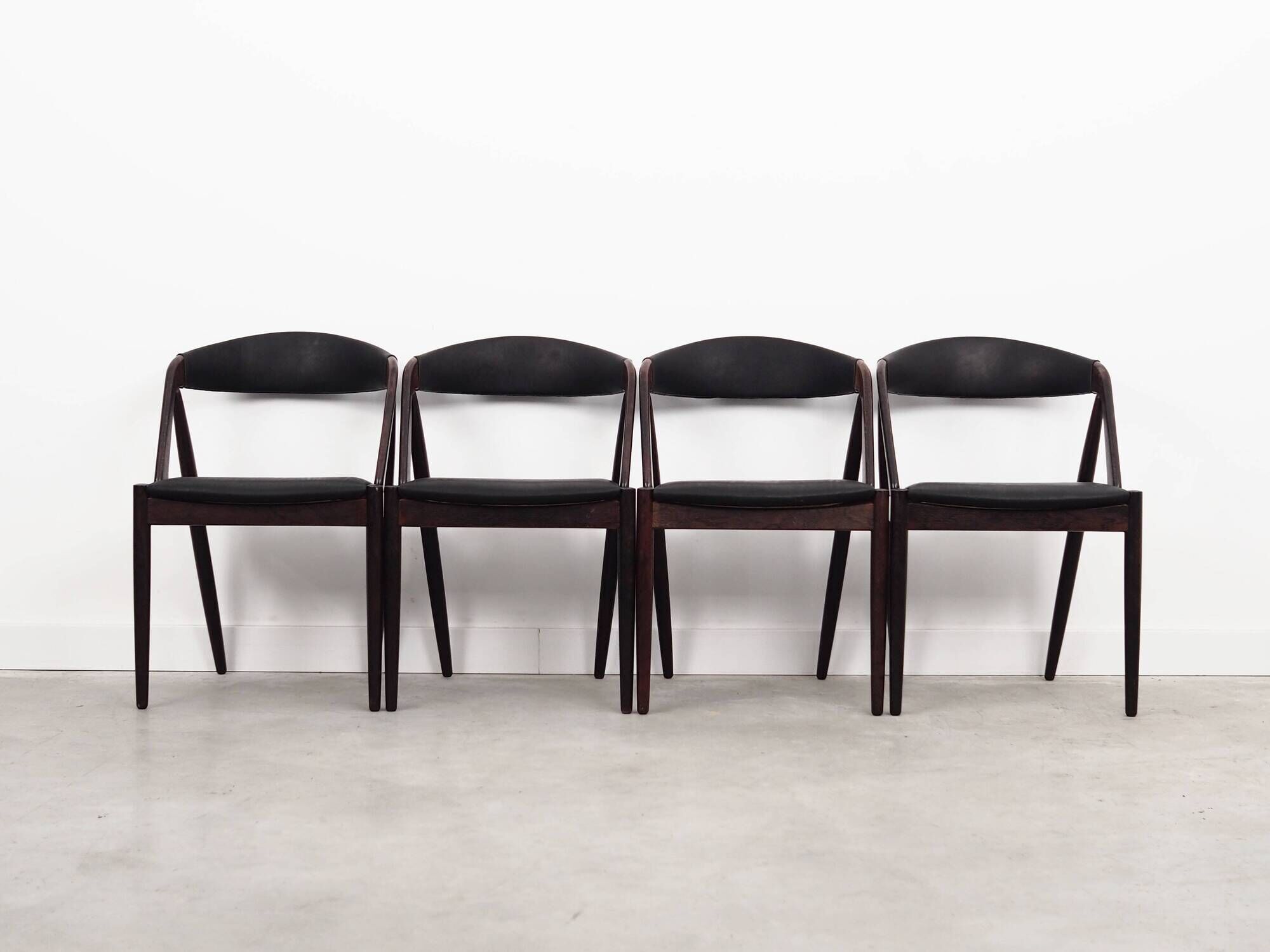Set of four rosewood chairs, Danish design, 1970s, designer: Kai Kristiansen