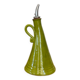 Glazed terracotta oil cruet