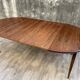Table scandinave extensible en palissandre, 1960s