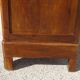 Large Louis Philippe wardrobe in solid walnut