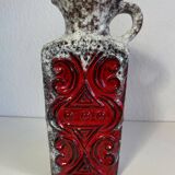 West Germany "Fat Lava" rectangular vase