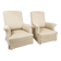 Paire de Fauteuils crapaud