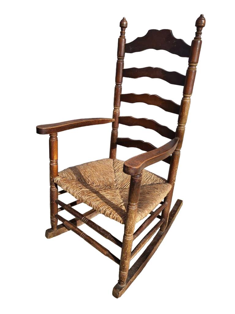 Old rocking nurse chair