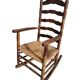 Old rocking nurse chair