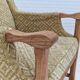 1960s, Danish design, lounge chair, furniture fabric, oak wood