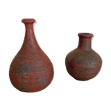 Set of 2 Studio Pottery Sculptural Objects Gerhard Liebenthron, Germany, 1970s