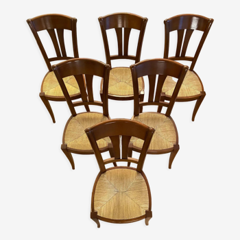 6 chairs Camaret beech