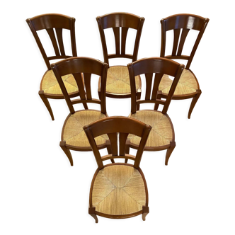 6 chairs Camaret beech