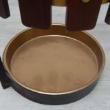 Italian umbrella stand from the 50s, wood and metal