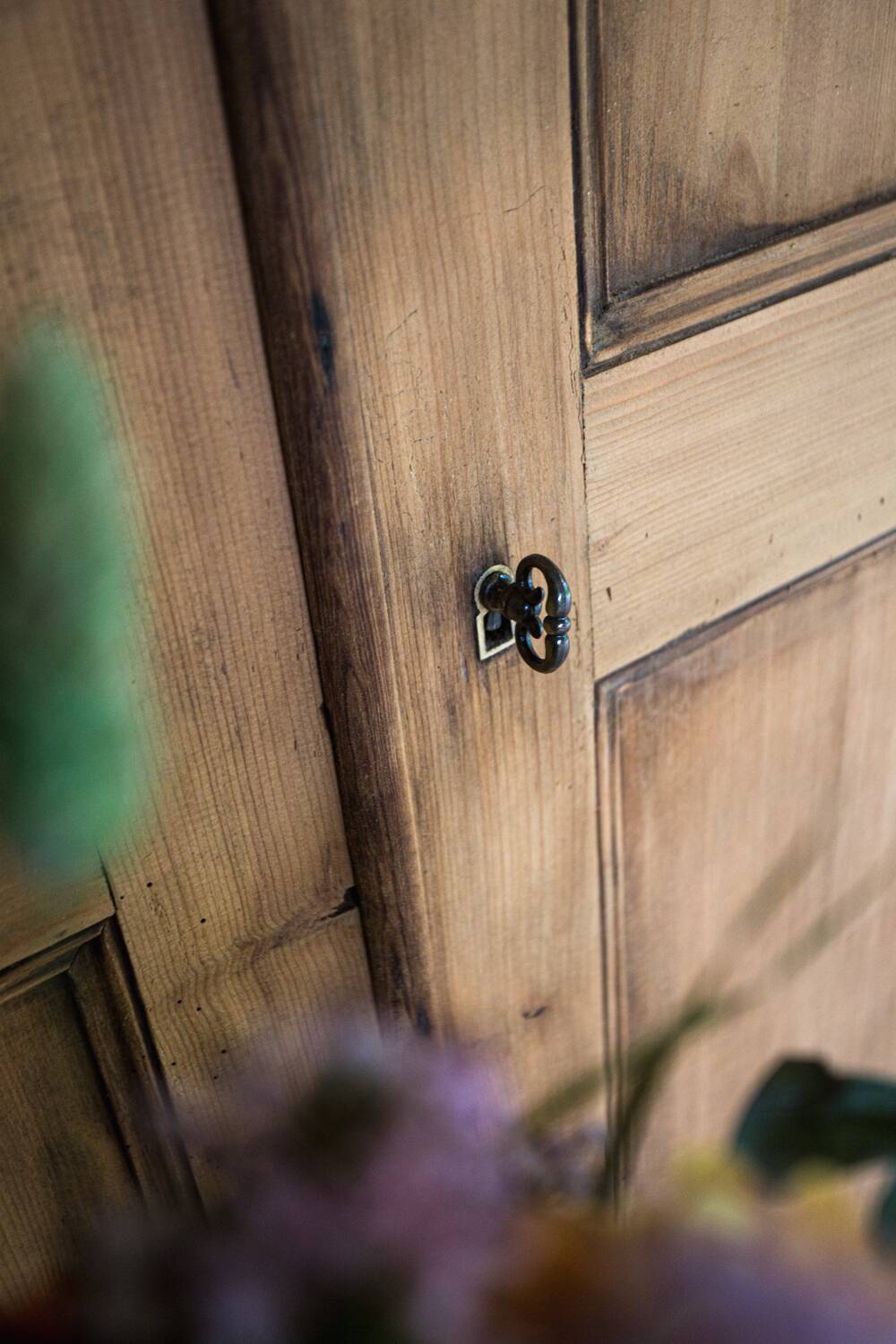 Large pine wardrobe