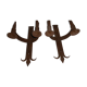 Pair of iron wall sconces