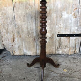 Fifth Door Pot Pot Tripod Wood turned Vintage