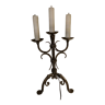 Old wrought iron candelabra