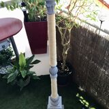 Floor lamp gray wood