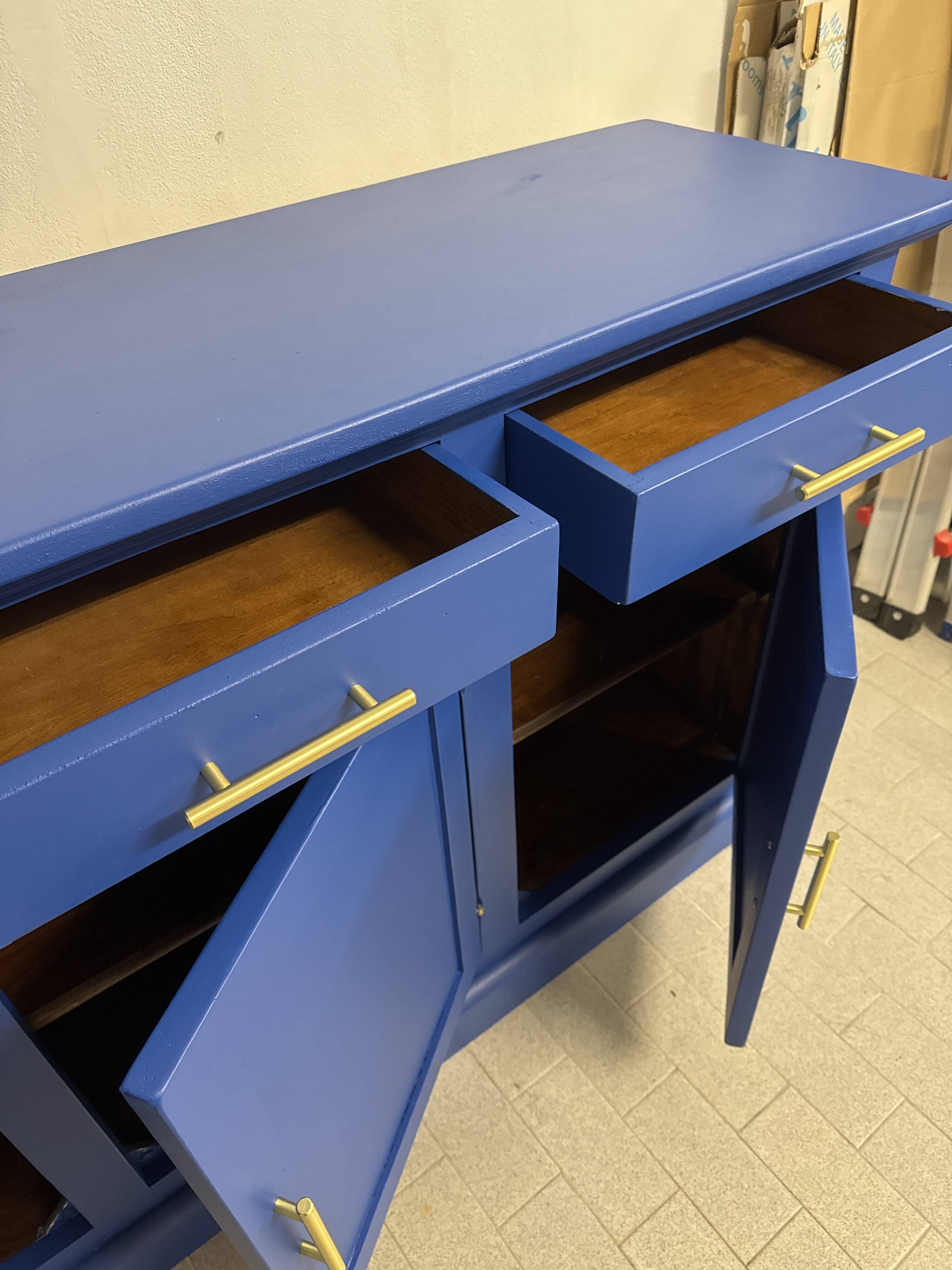 Antique Modernized Italian Credenza, single item