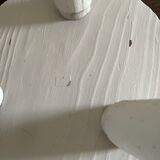 Painted brutalist stool