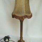 Stunning 1960s-style bronze lamp Empire/ Skin Abat day