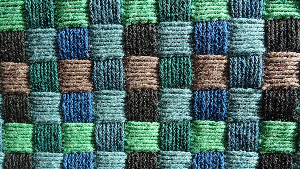 Cushion woven cotton