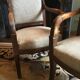 Pair of Directoire period mahogany armchairs