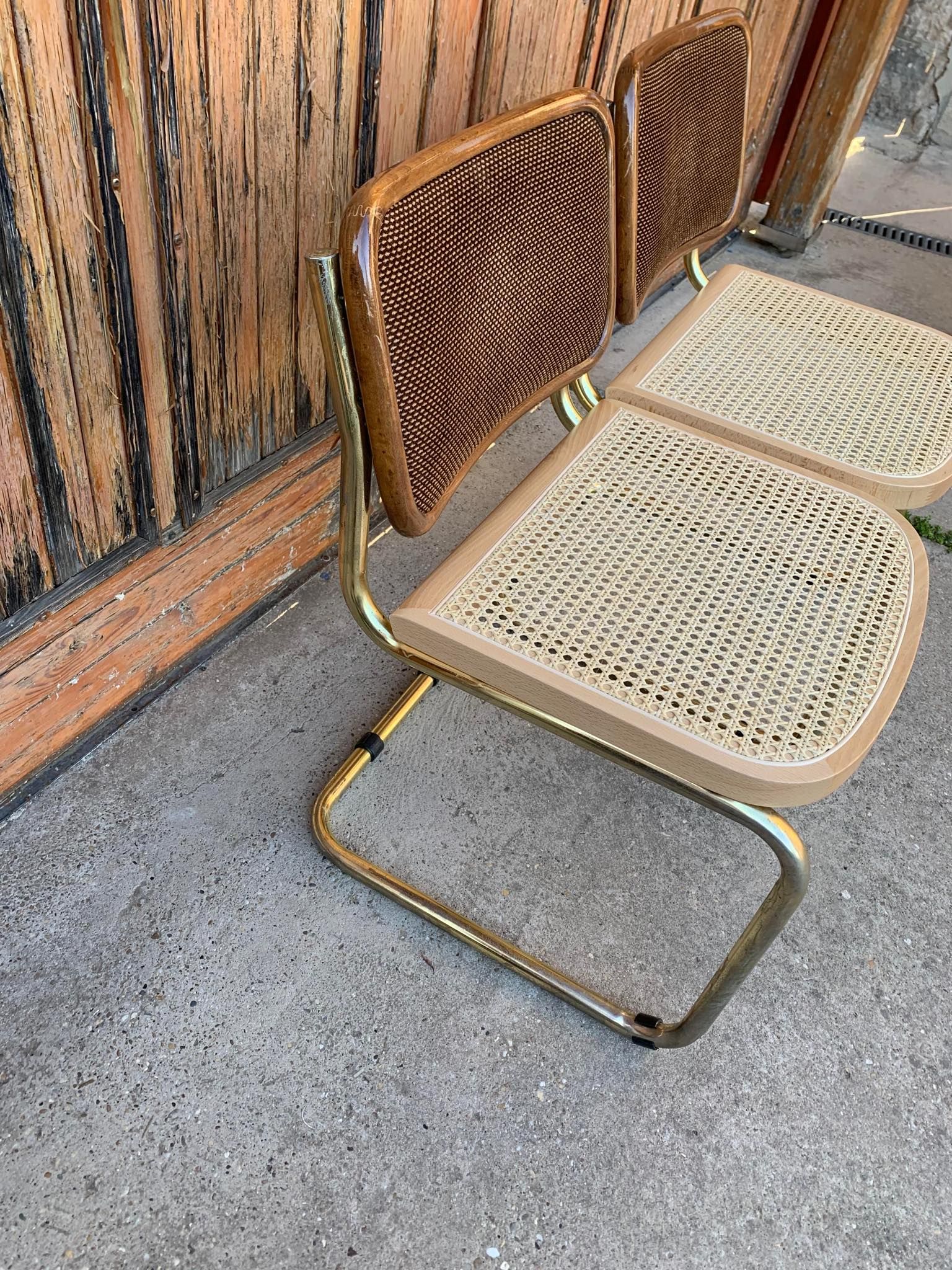 Marcel Breuer "1970 cesca" chairs set of 2
