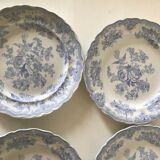 Old English earthenware plates