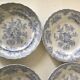 Lot 6 assiettes anciennes faïence anglaise