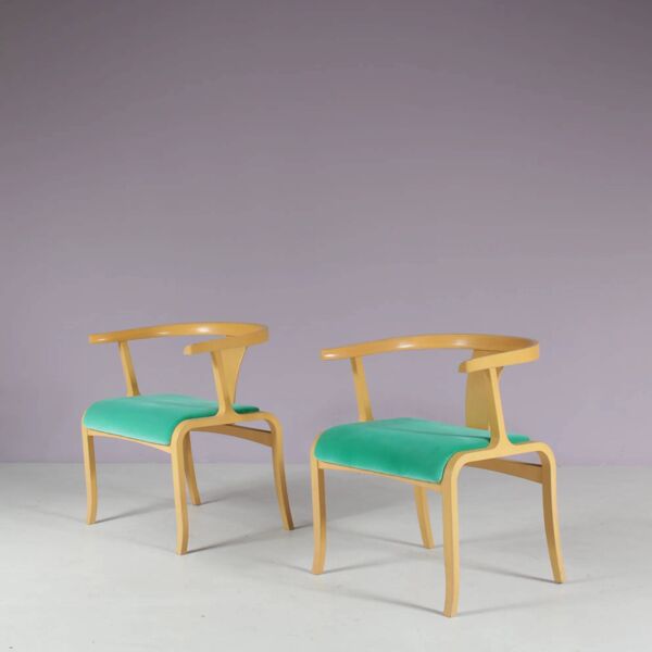 Chaise de bureau/chaise d'appoint rare des années 1960 attribuée à Toshiyuki Kita pour Tendo, Japon