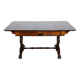 Table, bureau à volets en palissandre massif, époque Restauration, début XIXème