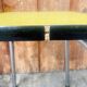 Set of 2 yellow Formica stools