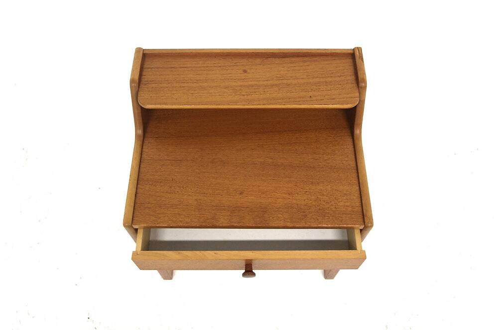Scandinavian teak bedside table, Sweden, 1960s