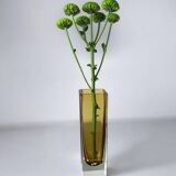 Yellow Sommerso vase, Murano glass, Italy, 1970