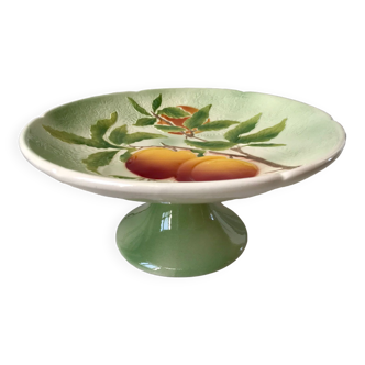 fruit cup / compotier / presentation dish in Saint Clément slip hand painted early X