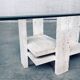 Brutalist Travertine Coffee Table by Willy Ballez, Belgium, 1970s