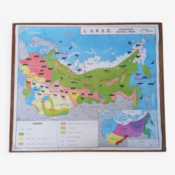 Old MDI map China - USSR