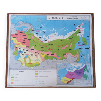 Old MDI map China - USSR