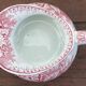 Old toilet set in Pexonne Earthenware Model Flowers FF Vintage