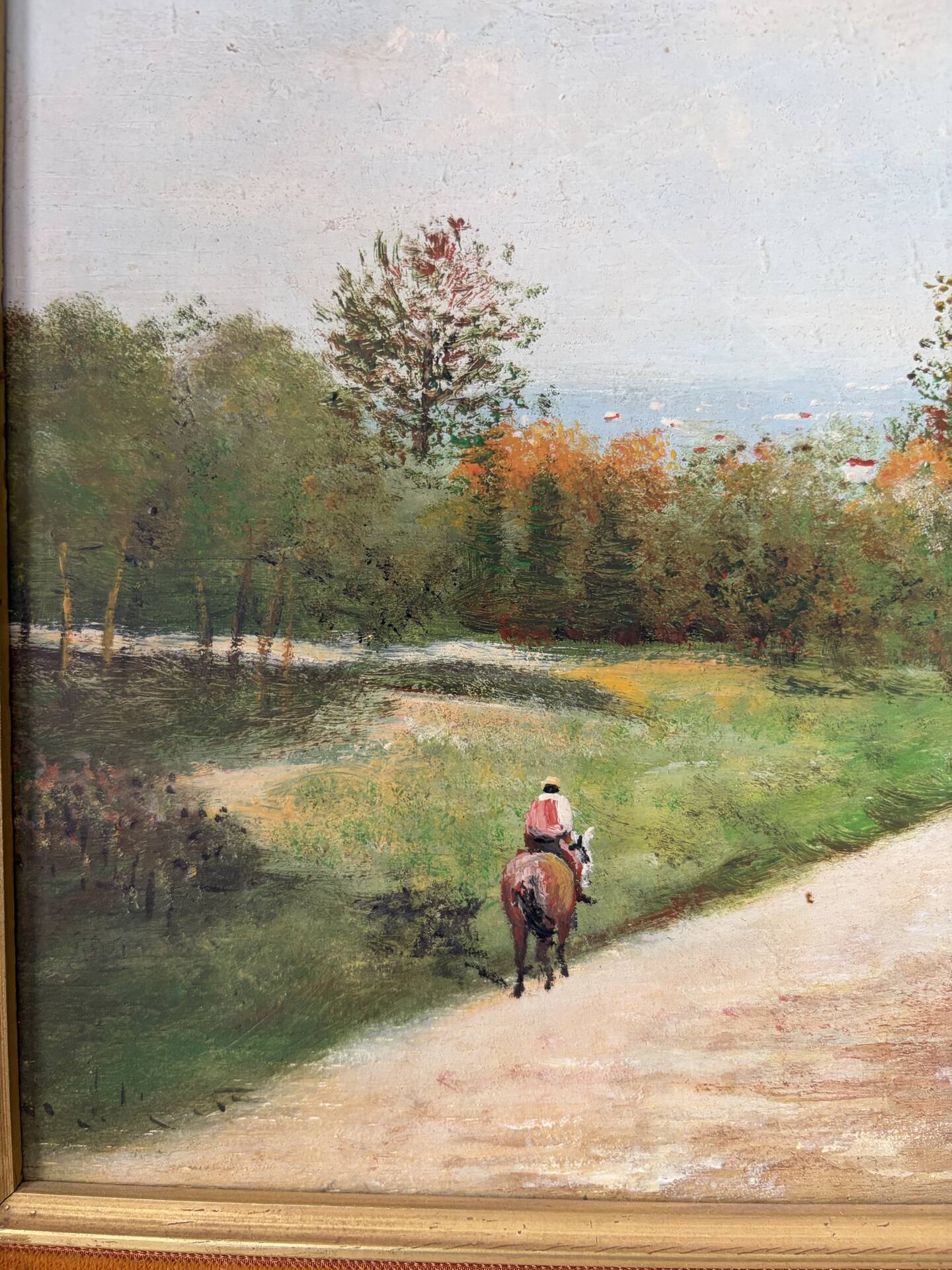 Landscape of the 20th century, oil on canvas