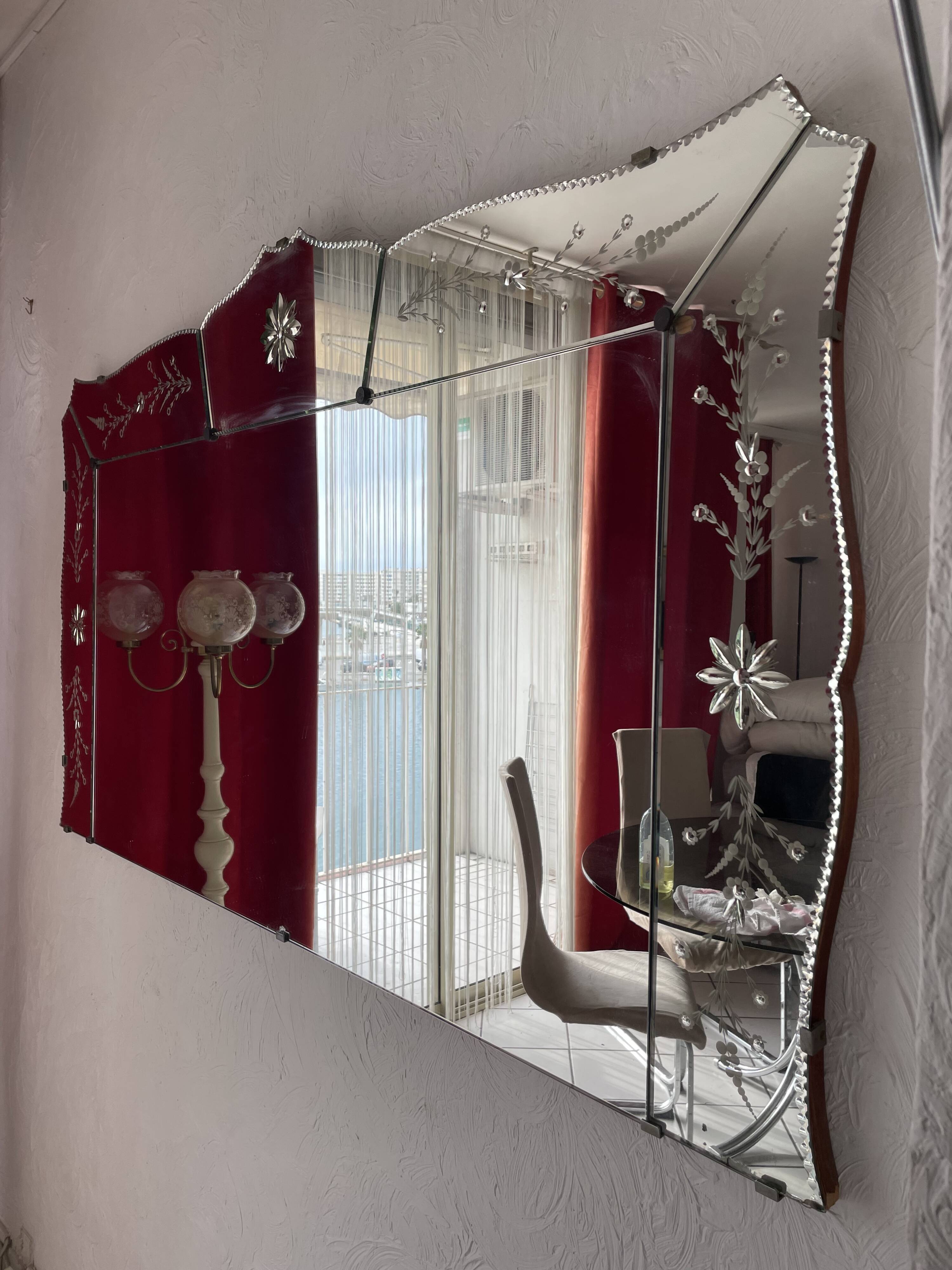 Large Venetian mirror