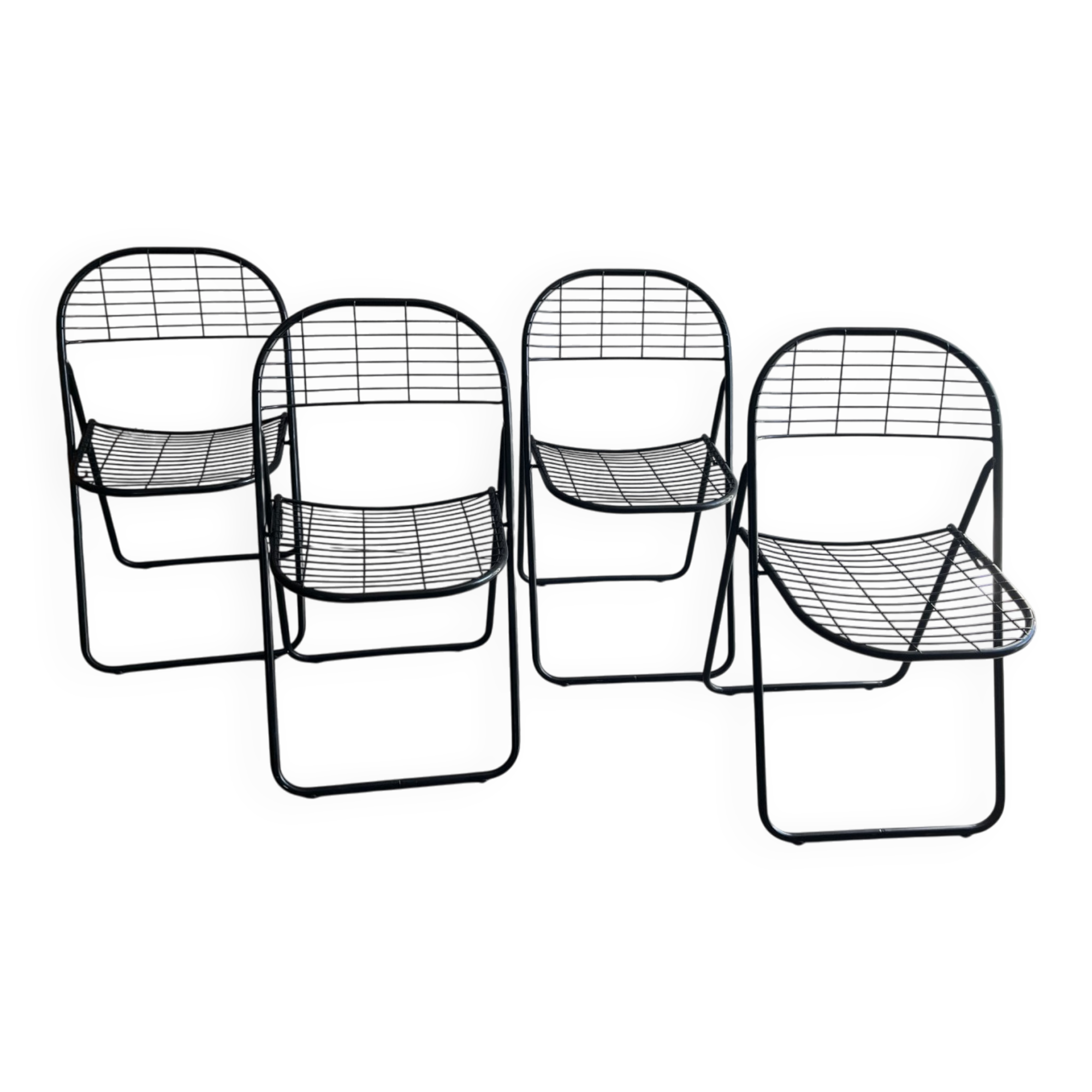Vintage folding chairs Aland by Niels Gammelgaard