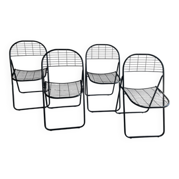 Vintage folding chairs Aland by Niels Gammelgaard