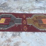 Handmade Large Colorful Hallway Rug