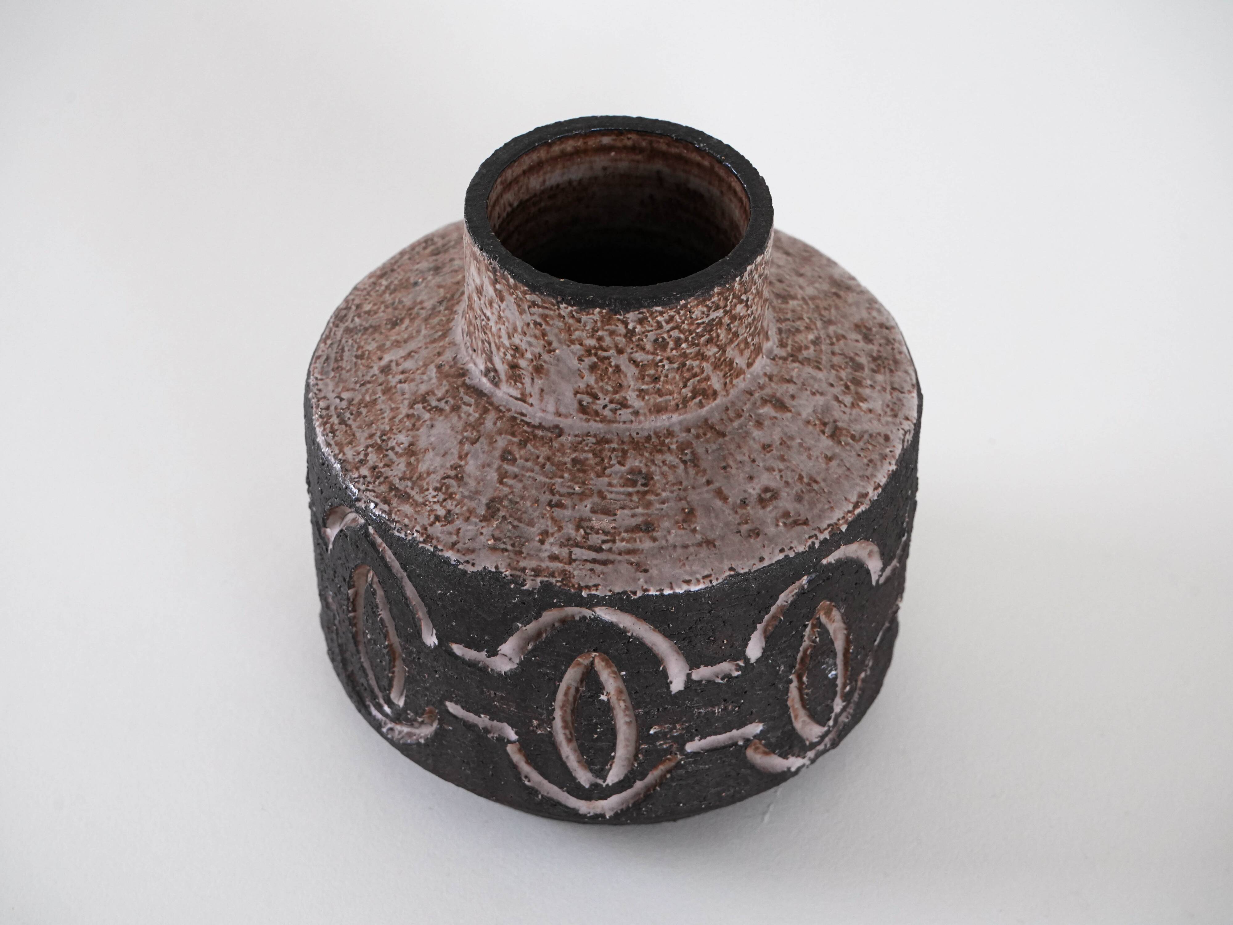 Ceramic vase, Danish design, 1960s, manufacturer: LoveMose