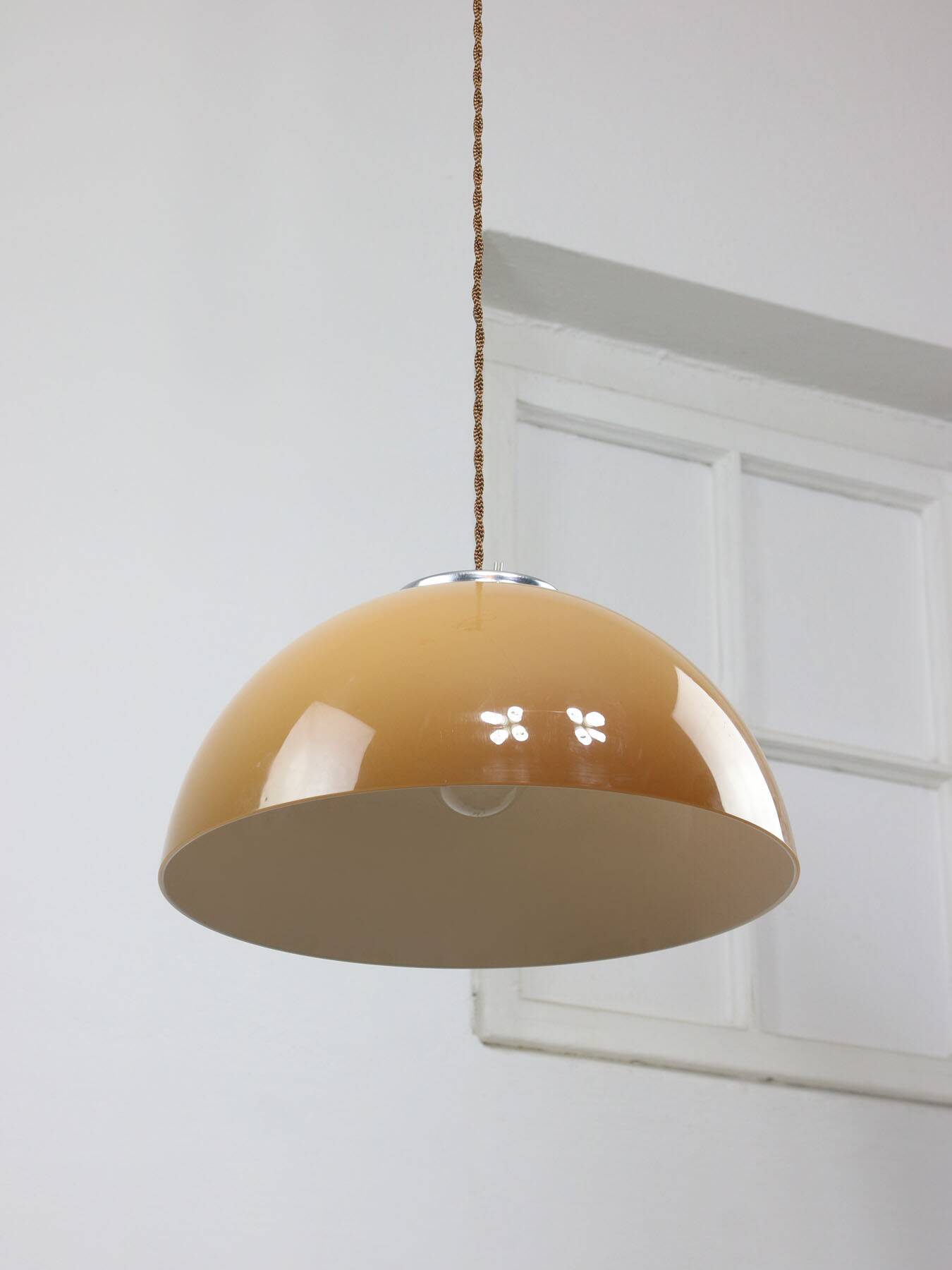 Brown Space Age Pendant Lamp from Guzzini