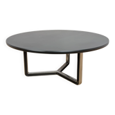 Table de conférence ronde XXL Mid-Century de Tecno, Italie, années 1970