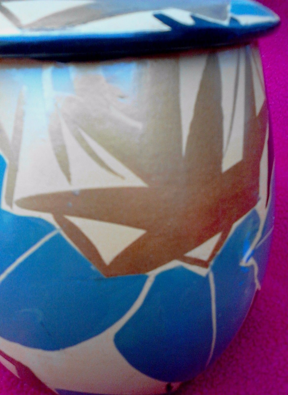 Louis Giraud signed ceramic vase