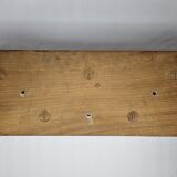 Coat rack with five hooks in natural wood, design, 60s, 50 cm