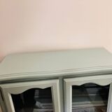 Painted wooden glass library