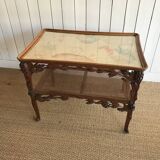 Art Nouveau service table in the style of Majorelle.