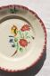 Hand-painted Pexonne footed plate or serving dish