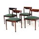 Set of 4 mid centiry rosewood dining chairs 'Havelte'